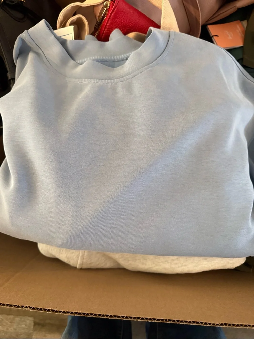lululemon Softstream Aero Blue Crew Sweatshirt